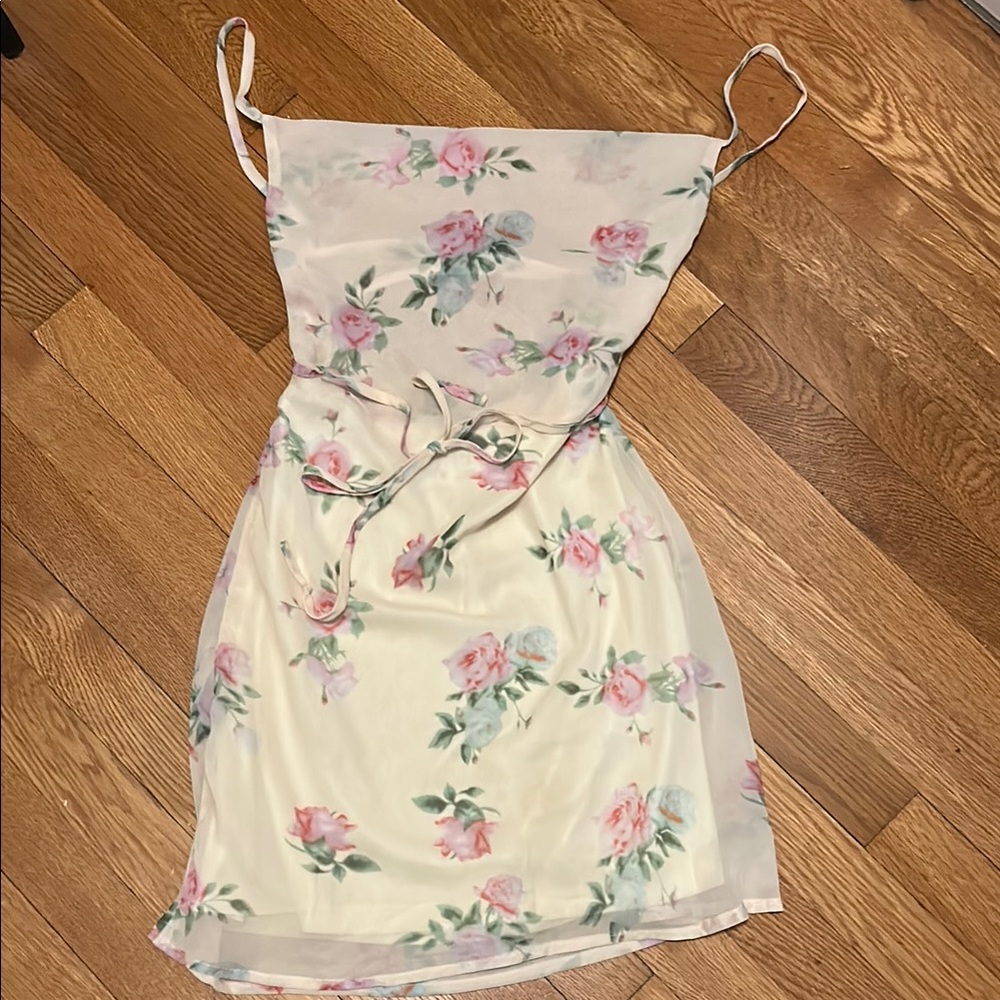 Floral Spaghetti Strap Dress